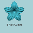 size.png North Star Flower - Molding Arrangement EVA Foam Craft