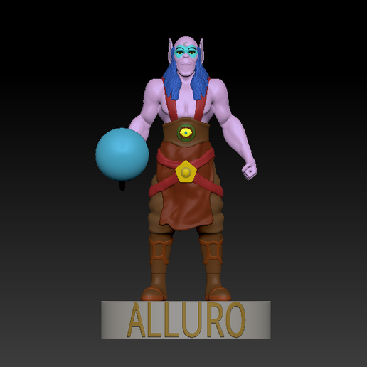 Download OBJ file Alluro Thundercats Lunataks • 3D printable design ・ Cults