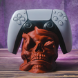 snake-and-skull-controller-stand-3d-print-ps5-controller-holder-8.png Подставка для контроллера "Череп и змея" - контроллер PS5