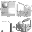 dimensions.png Nano Test Print - dimensions, overhangs, bridges, stringing and clearances