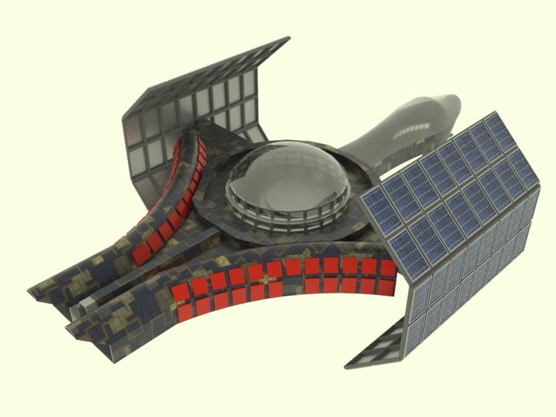 Jüpiter-800-Spaceship-4.jpg Download STL file Jüpiter - 800 Spaceship • Template to 3D print, elitemodelry