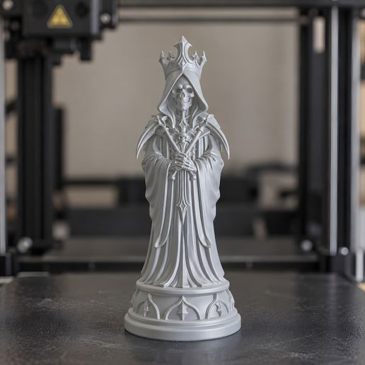 Grim Reaper Chess King 3D Print Model