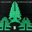 xtree_3_display_large.jpg Christmas Tree - Your own personal mini 3D printed Christmas tree with coloured decorations!