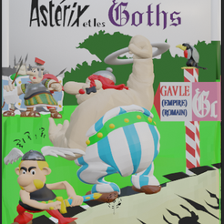 ast-goths-1.png DIORAMA COUVERTURE BD ASTERIX CHEZ LES GOTHS