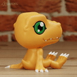 agumonB02.png Agumon Chibi Cute 2 modelos Digimon Adventure