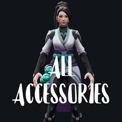 00.jpg Archivo STL gratis Valorant Sage todos los accesorios・Objeto para impresora 3D para descargar