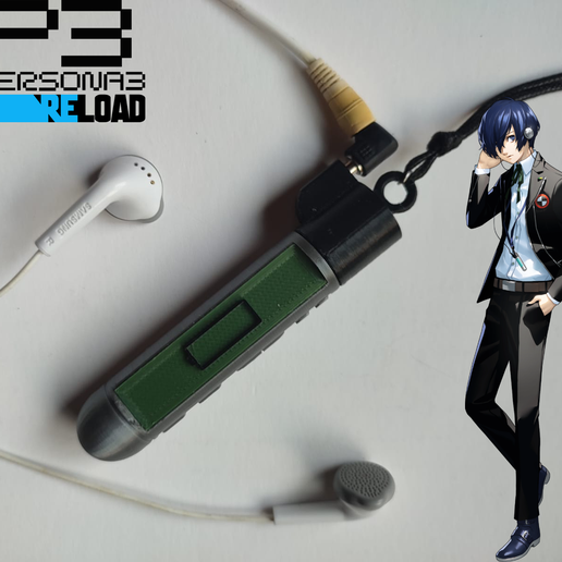 🔄 ペルソナ3 - 誠のMP3プレーヤー - レプリカ・ STL ファイル（3D