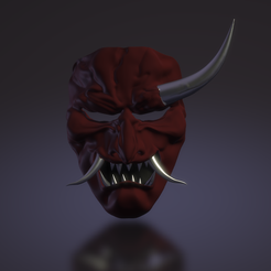 jm1.png Oni's Veil: Japanese Evil Assassin Mask Replica