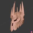12.jpg Sauron Helmet - Lord Of The Rings 3D print model