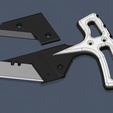 Cad.png 3D file "Box Punch" Utility knife w Belt sheath・Model to download and 3D print