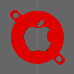 fan-cover-apple.png Filament Cooler Fan Cover - Apple