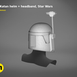 KEYSHOT-SCENA-2020_bokatan_barevne-main_render_2.209.png Bo-Katan Helmet and Headband - Starwars
