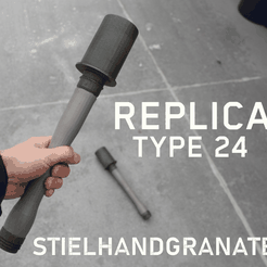 Capture d’écran 2018-04-09 à 14.16.30.png Free STL file Replica Stielhandgranate・3D printing design to download