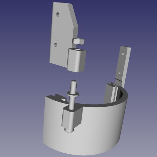 LOWERHINGE.jpg FLSUN V400 ORIGINAL ENCLOSURE HINGE CONVERTION KIT