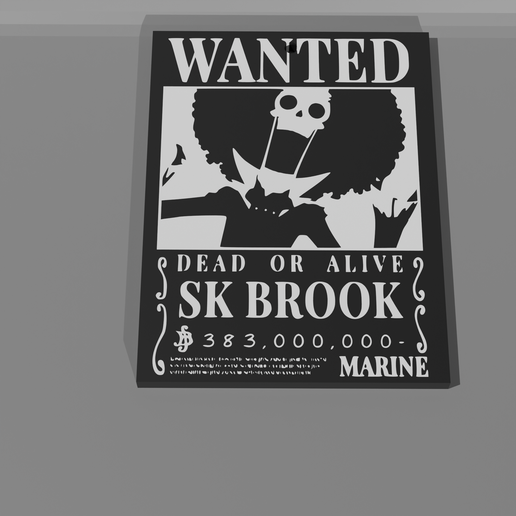 brook wanted poster original