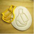 7.jpg Alice in Wonderland posion bottle - Alice in Wonderland - cookie cutter - theme party - dough and clay cutter - 8cm