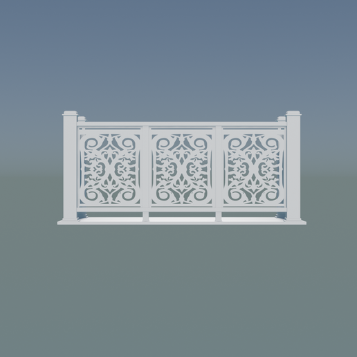3D Railing Balcony