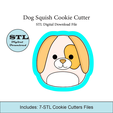 Etsy-Listing-Template-STL.png Dog Squish Cookie Cutter | STL File