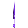 Kunai_Front_SinMango.stl ナルト・クナイ