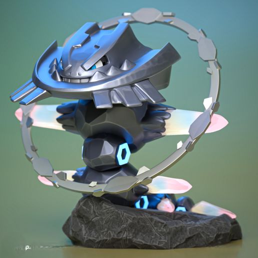 High Quality Mega Steelix Miniature - 3D Printable STL Model For Tabletop Gaming and Display