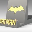 Mini-Cellphone-Stand-BATMAN-5.jpg Batman Logo Cellphone Stand