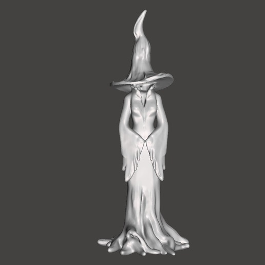 Hexen Statue Faceless - Mystische 3D Gedruckte Figur Für Halloween & Gothic Deko