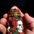 Box_Skull_Roses_Vignette_02.jpg STL file Baroque Halloween box・3D printable design to download