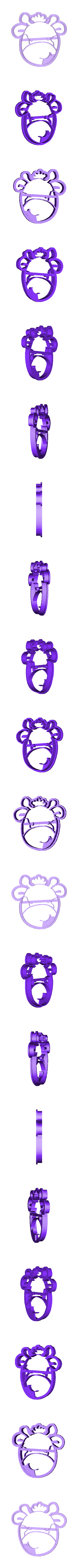 Jirafa.stl Tous les ensembles d'emporte-pièces haut de gamme (+150 emporte-pièces)