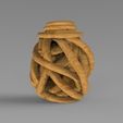 2.166.jpg Organic Rope Twist Vase 3D Print Model