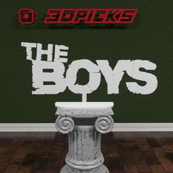 theboys-logo.jpg Fichier STL Le logo des garçons !・Plan pour impression 3D à télécharger, 3Dpicks