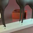 render_5.png Decoração de Natal com estátua de veado