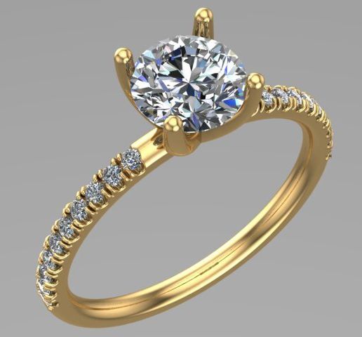 Anillo solitario