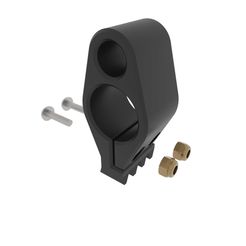 Abrazadera-portada.jpg STL file PR900/PR900W Clamp with Adjustment and Picatinny Rail 11mm STD.・3D printer model to download