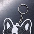 Bulldog-Frances.jpg French Bulldog Keychain