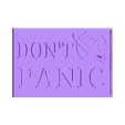 Epic_Bombul-Uusam_1.stl Don't Panic - Hitchhikers Guide to the Galaxy Plaque