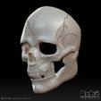 THE-BROKER-RIPPER-SKULL-MASK-09.jpg Bantam The Broker - Ripper The Bone Collector Mask - Warzone MW3 - STL model 3D print file