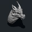 548987654487.jpg Dragon ring 3D print model