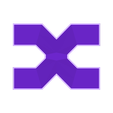 X_Complete.stl Crossbeam Typeface