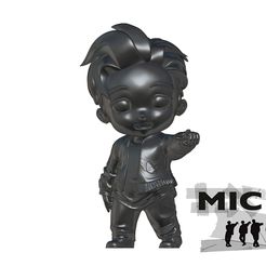 💧 BTS V animated Chibi Funko in MIC DROP・ STL File for ・Cults
