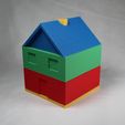 3D_Printed_3.jpg Stacking Toy House Toddler Shapes