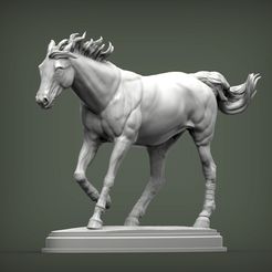 racehorse-3d-model-17760acdf5.jpg Файл 3D Racehorse 3D print model・3D-печатная модель для загрузки