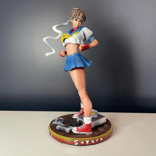🎁 Sakura Street Fighter・3D Print・Cults