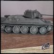 t-34-76_2022_roadwheels_2.jpg STL file T-34/76 for assembling - with workable tracks・3D print model to download