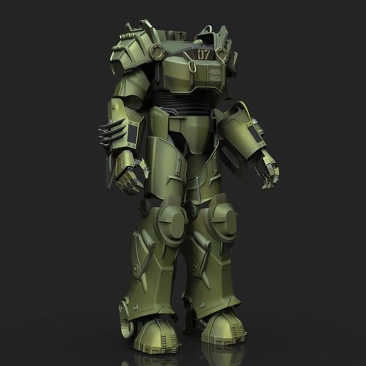 👗 NCR Power Armor Full・ 3D File for 3D printing・Cults