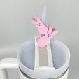 IMG_2087.jpg Bunny Straw Topper (set of 2), Peep Straw Charm, Stanley Tumbler Accessories
