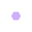pin.stl Satisfying hexagons