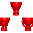 los 3 sabios_rojo.png Бесплатный STL файл 3 MACETAS DE ROBERT PLANT SABIOS NO VE, NO ESCUCHA , NO HABLA , POTS GLASSES ROBERT SABIOS DOES NOT READ, DOES NOT LISTEN, DOES NOT SEE - THE 3 POTS GLASSES ROBERT SABIOS DOES NOT READ, DOES NOT LISTEN, DOES NOT SEE・3D-печатная модель для скачивания