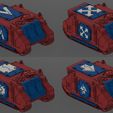 Rhino sets 1.jpg Deimos Rhino Conversion Kit W Squad designations 3D print model