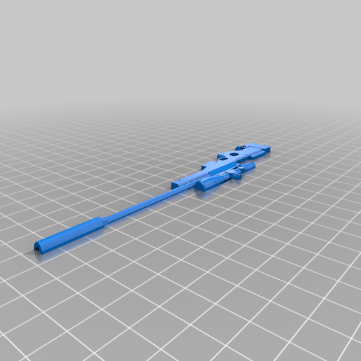 sniper_part_right.png Free STL file LA115A3 sniper cutted in 2 parts・3D printable model to download, r083726