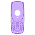 Pito 2. Nokia redondo.stl Nokia 3310 whistles
